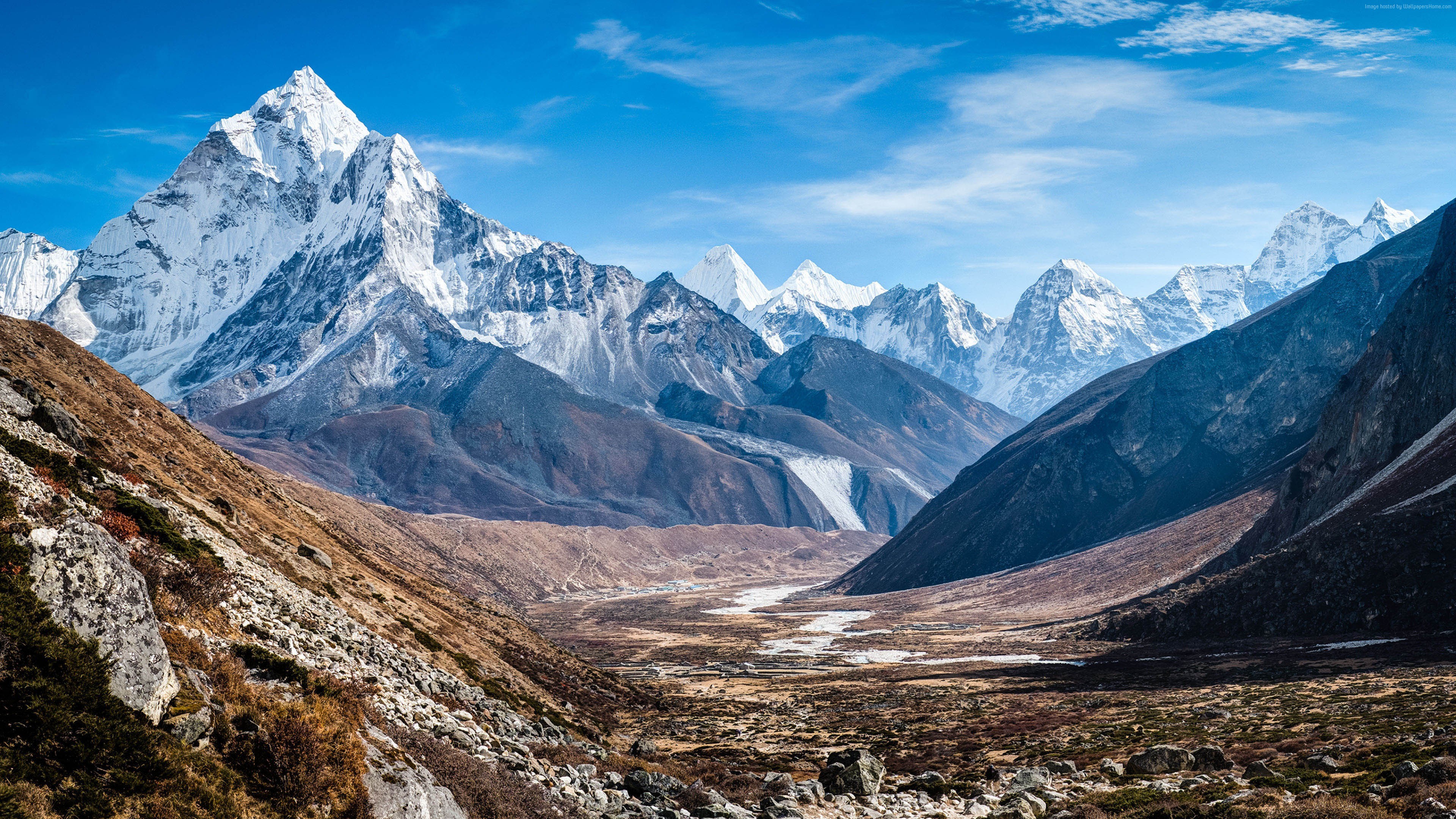 Wallpaper Ama Dablam, Nepal, mountains, 4k, Travel